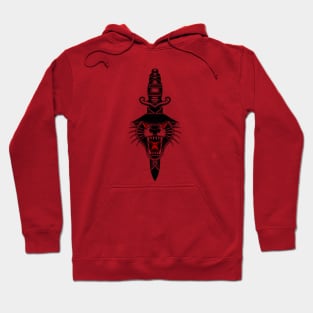 HomeSchoolTattoo Panther & Dagger Hoodie